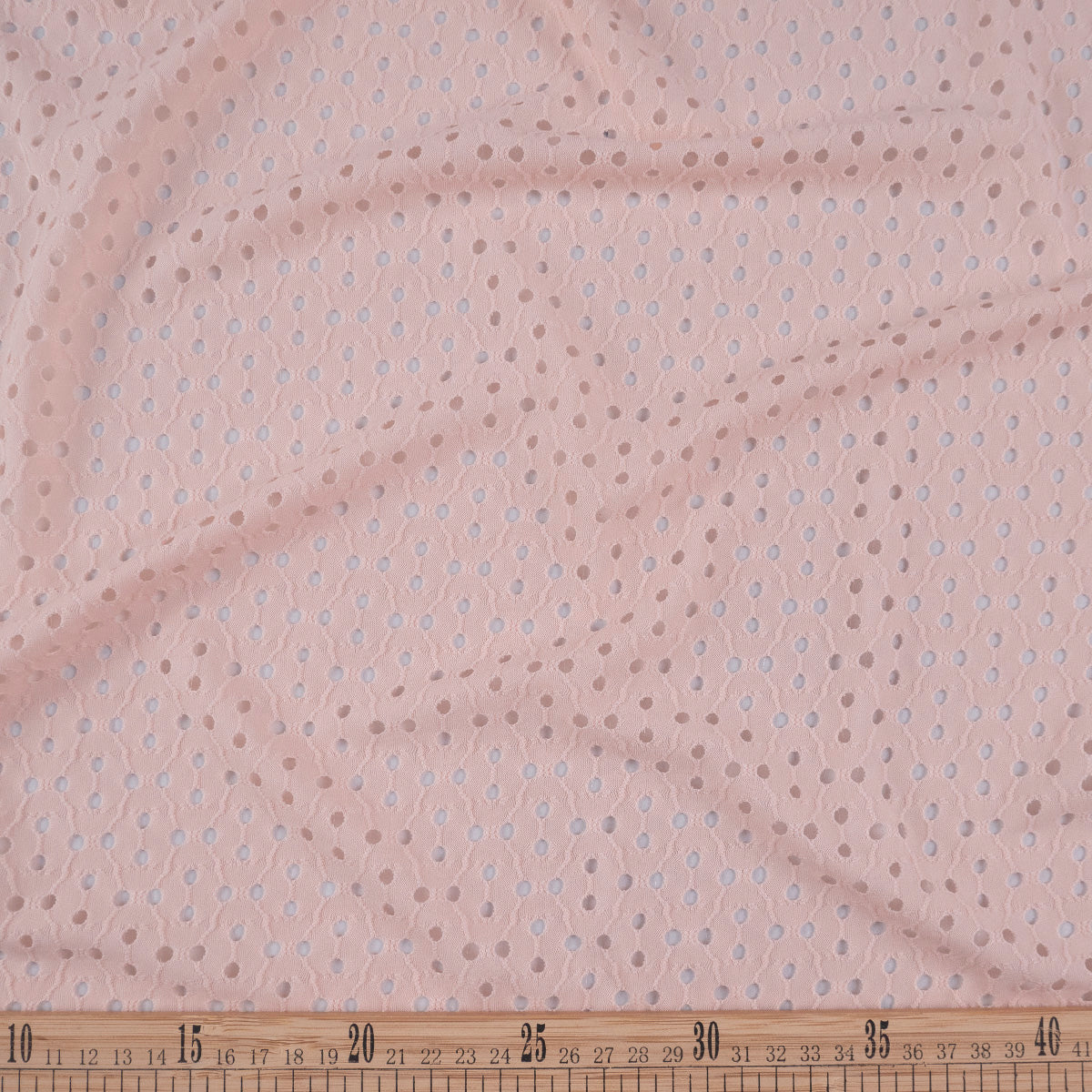 BRODERIE SPANDEX ROSA DURAZNO