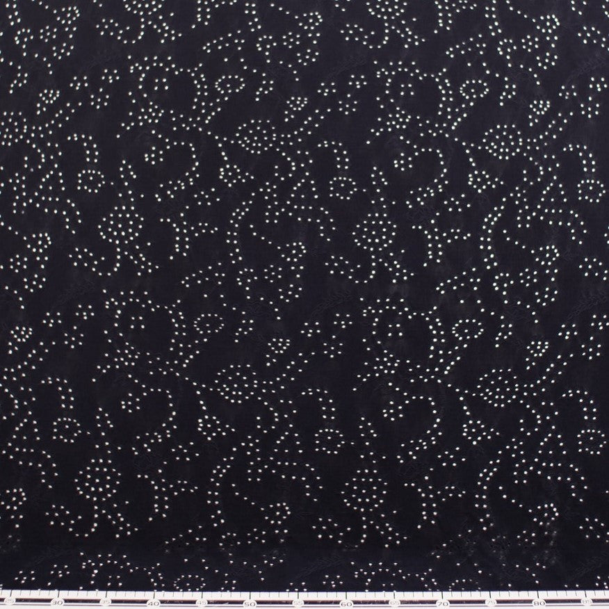 BRODERIE SPANDEX AZUL ECLIPSE ARABESCO