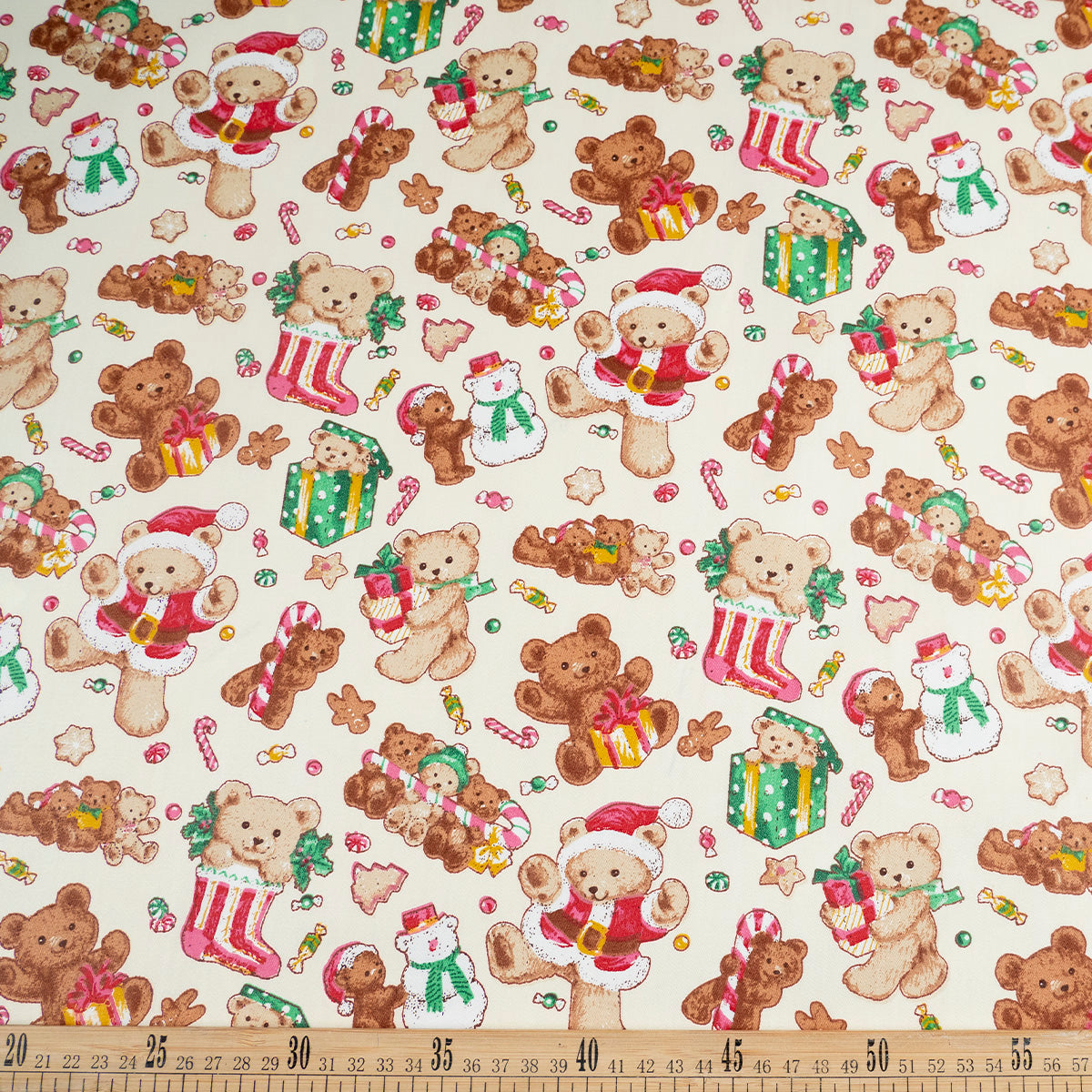 DRIL NAVIDAD AMARILLO CERA OSITOS