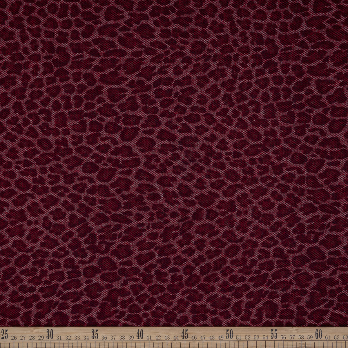 PAÑO SINTETICO ESTAMPADO ROJO BUFON ANIMAL PRINT