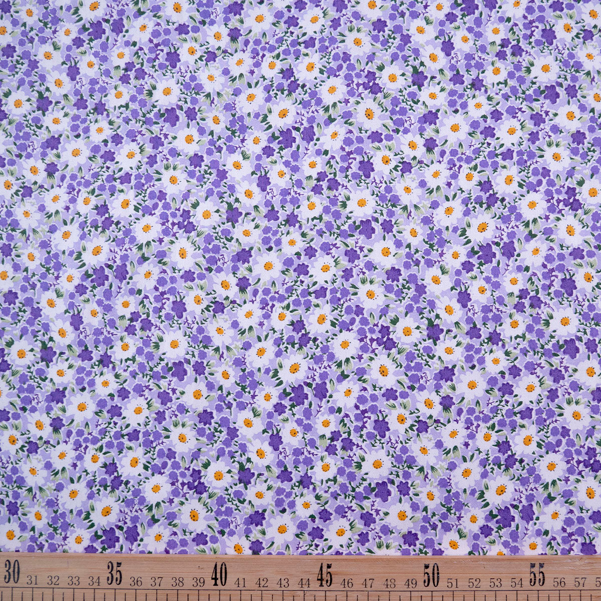 POPLIN DEEP ESTAMPADO LILA LAVANDA FLORAL