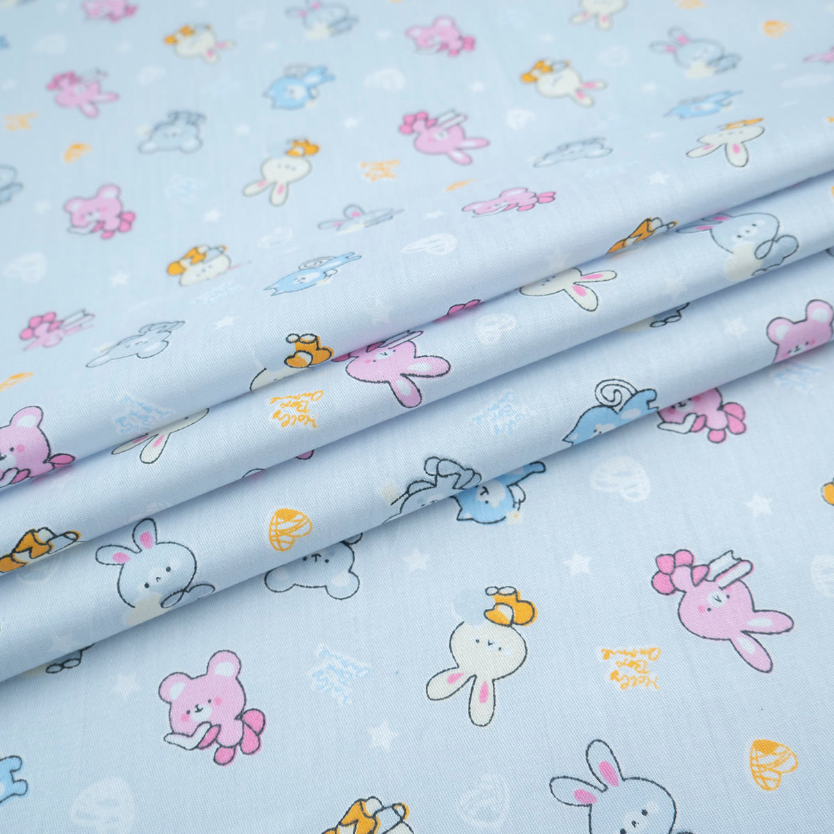 POPLIN DEEP ESTAMPADO AZUL BEBE ANIMALES