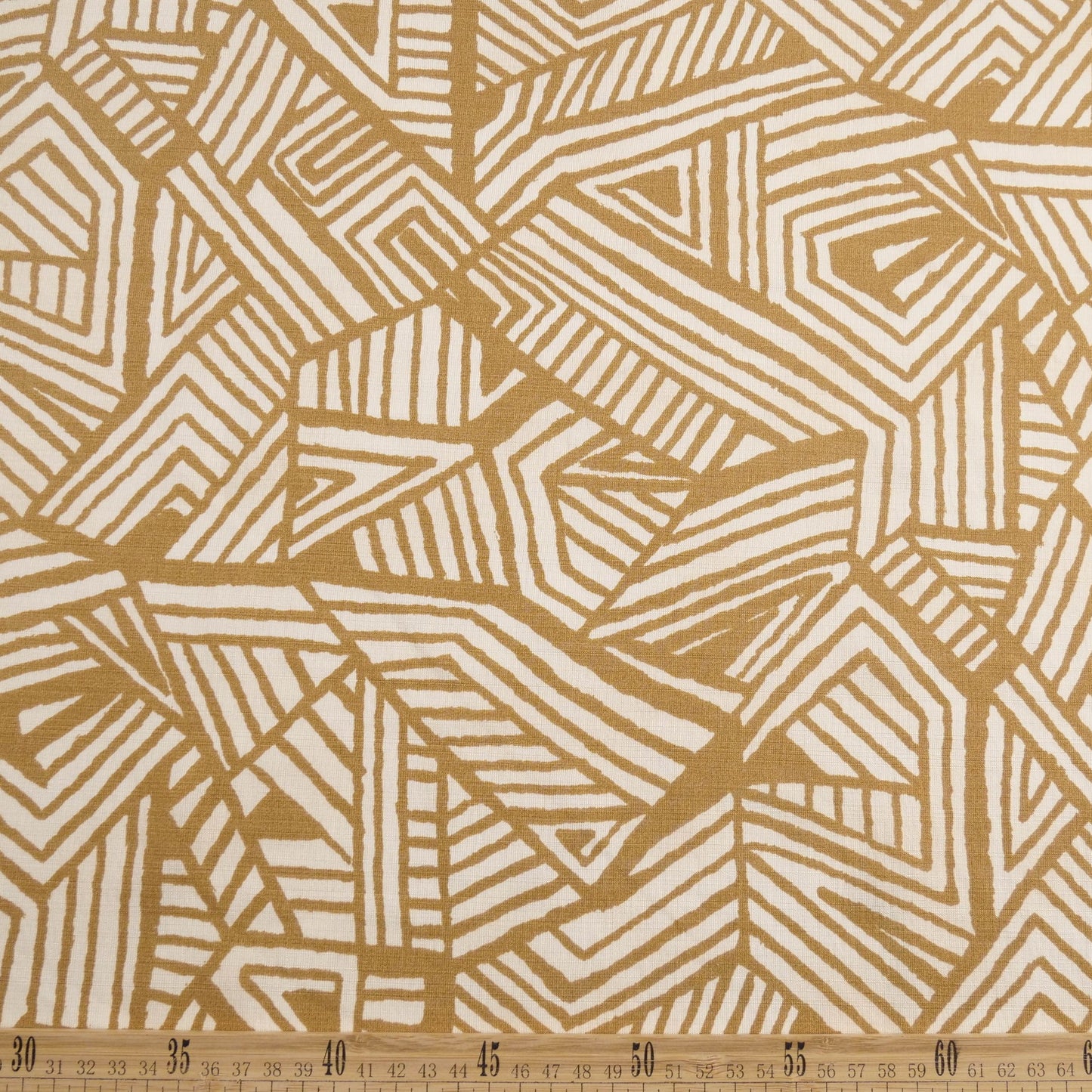 POPELINA RANY ESTAMPADO MARRON TABACO GEOMETRICO