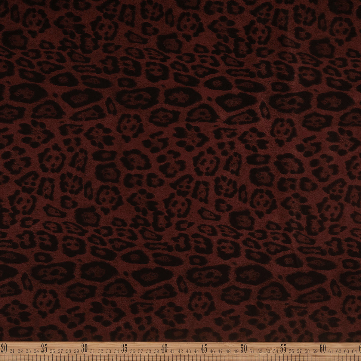 SUEDE ESTAMPADO BORDÓ GRANATE