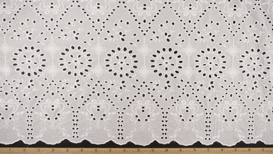 BRODERIE ESPANHOL BLANCO AZULADO