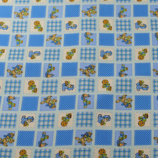 MANTELERIA ESTAMPADO TURQUESA CYAN