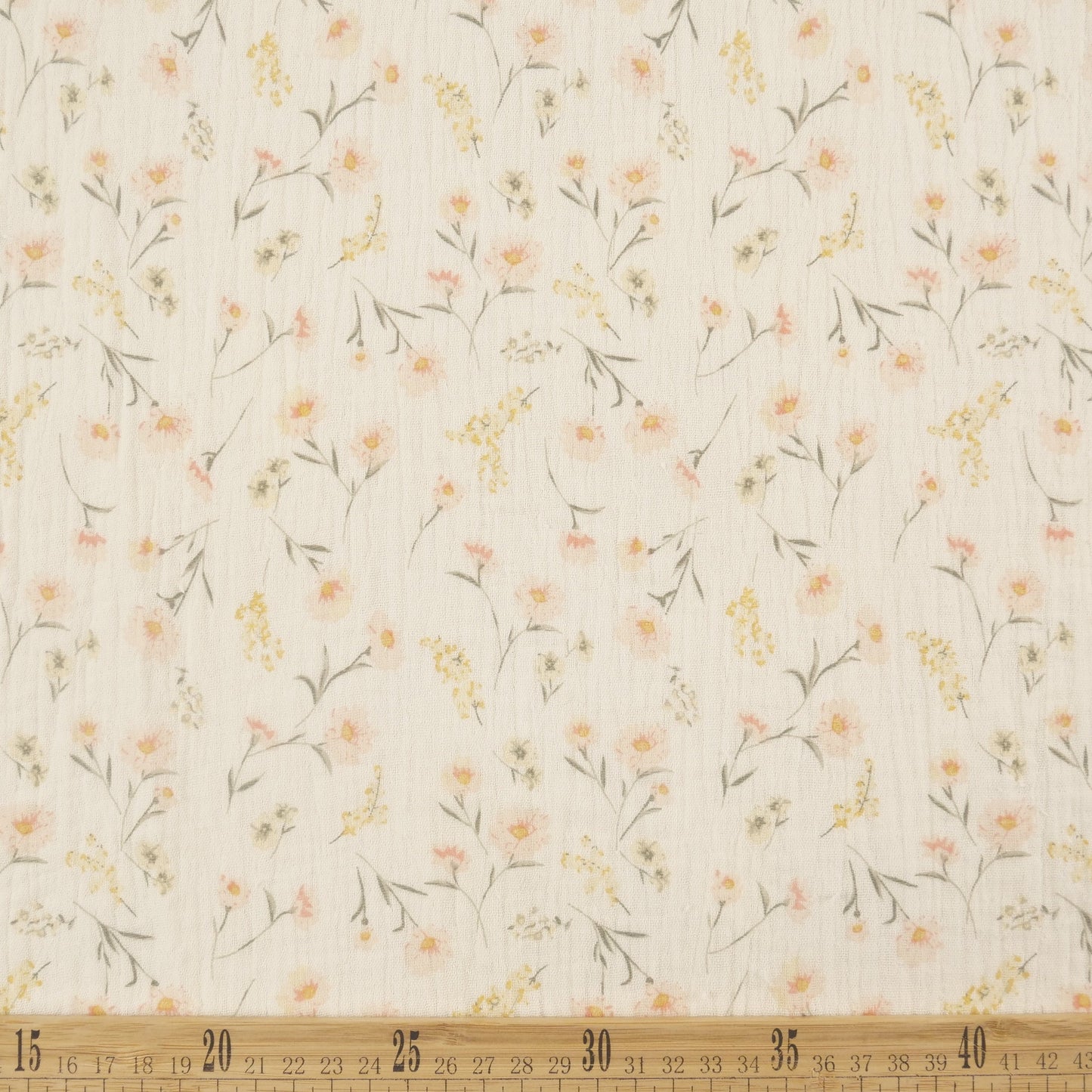 BABY COTTON INFANTIL AMARILLO CERA FLORES ROSAS