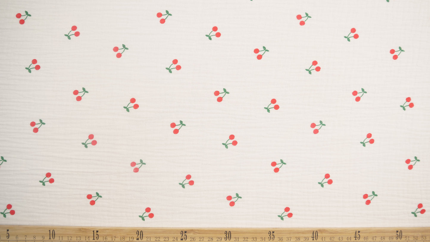 BABY COTTON INFANTIL BLANCO BRILLANTE CEREZA
