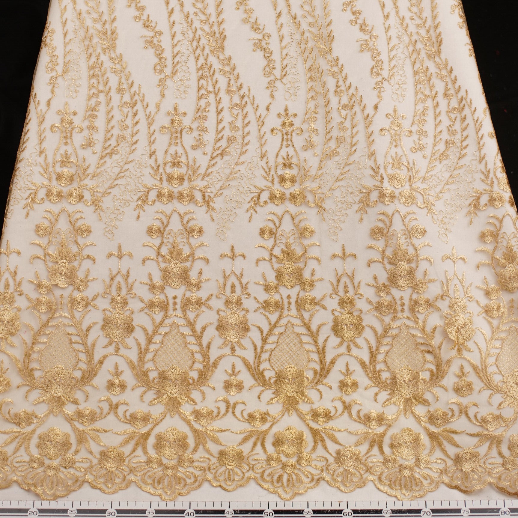 TUL LOLA CAMEL SEMILLAS ARABESCO