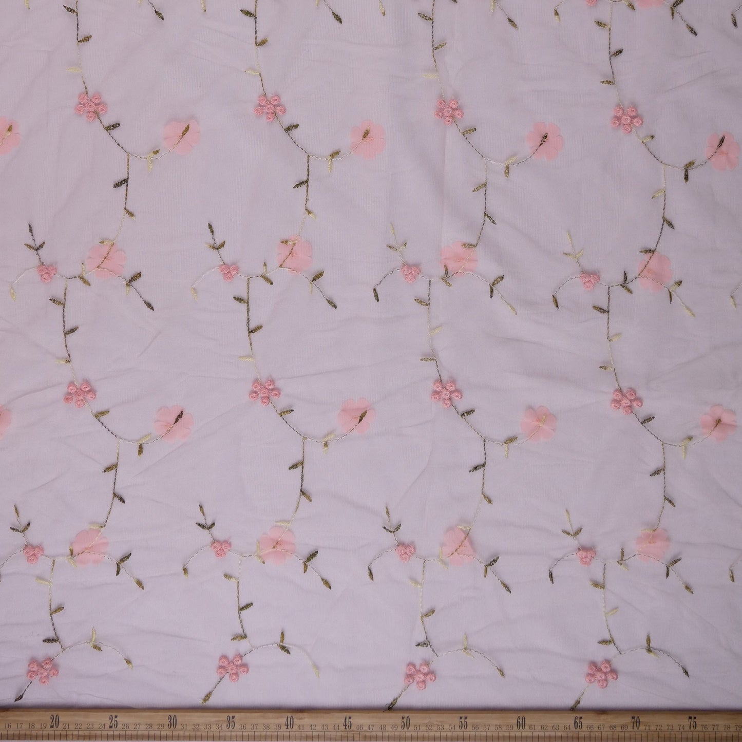 TUL LOLA ROSA FLORAL RAMAS CON FLORES