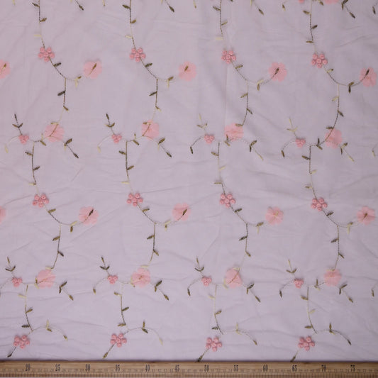 TUL LOLA ROSA FLORAL RAMAS CON FLORES