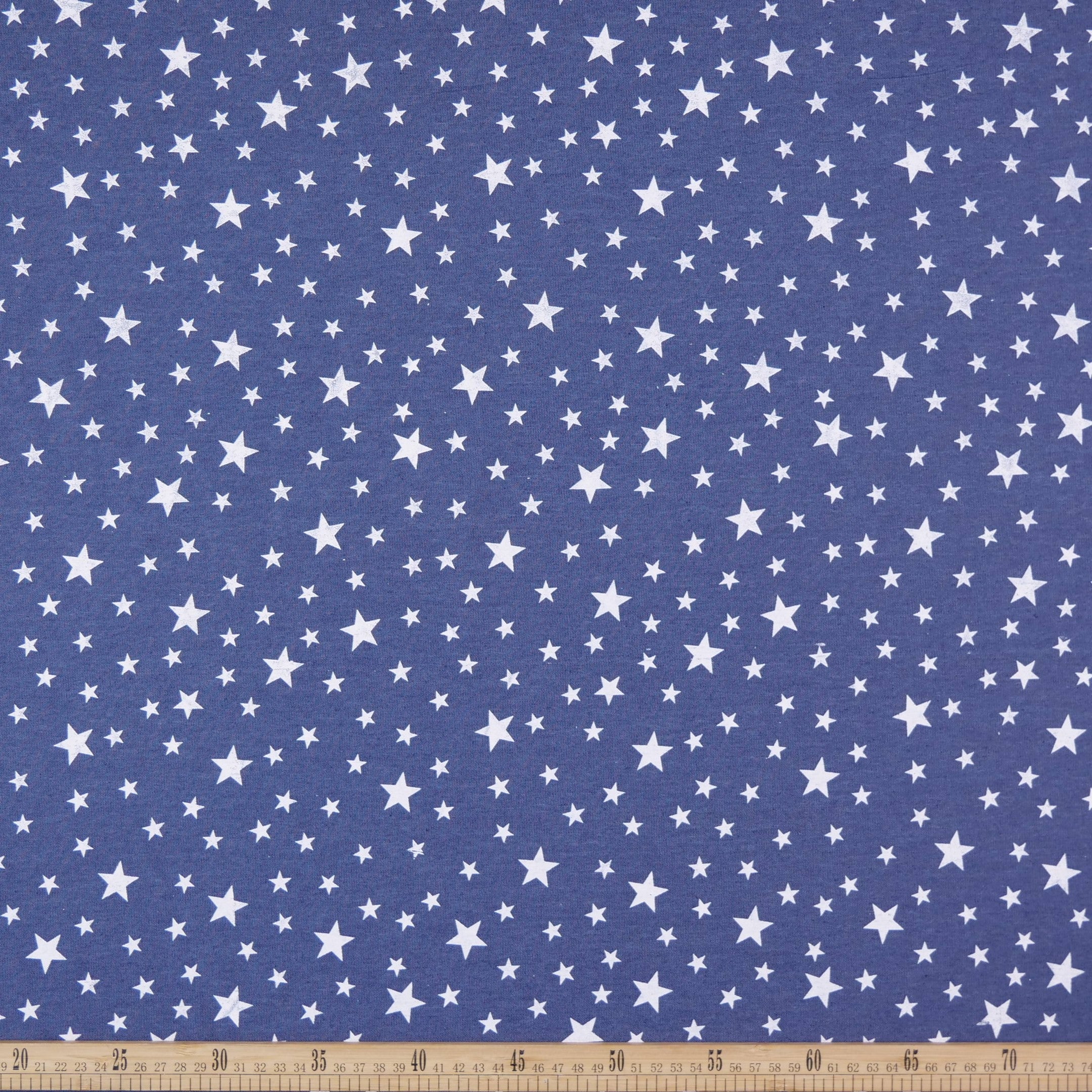 DENIM ESTAMPADO AZUL BANDERA CON ESTRELLAS