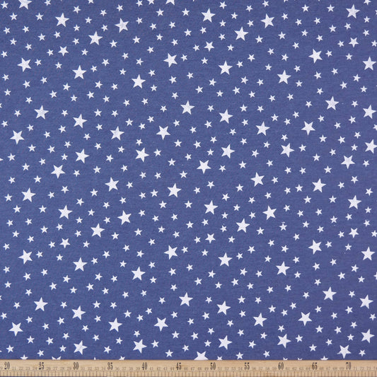 DENIM ESTAMPADO AZUL BANDERA CON ESTRELLAS