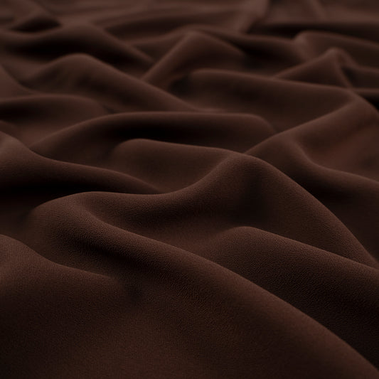CREPE MILENA MARRON CAOBA OSCURO