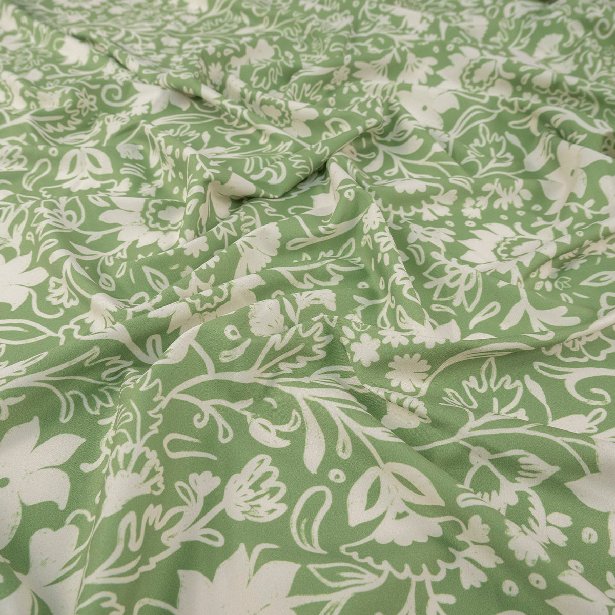 MICRO FOURWAY DIGITAL VERDE ACEITUNA FLOREADO – Marijoa Tejidos