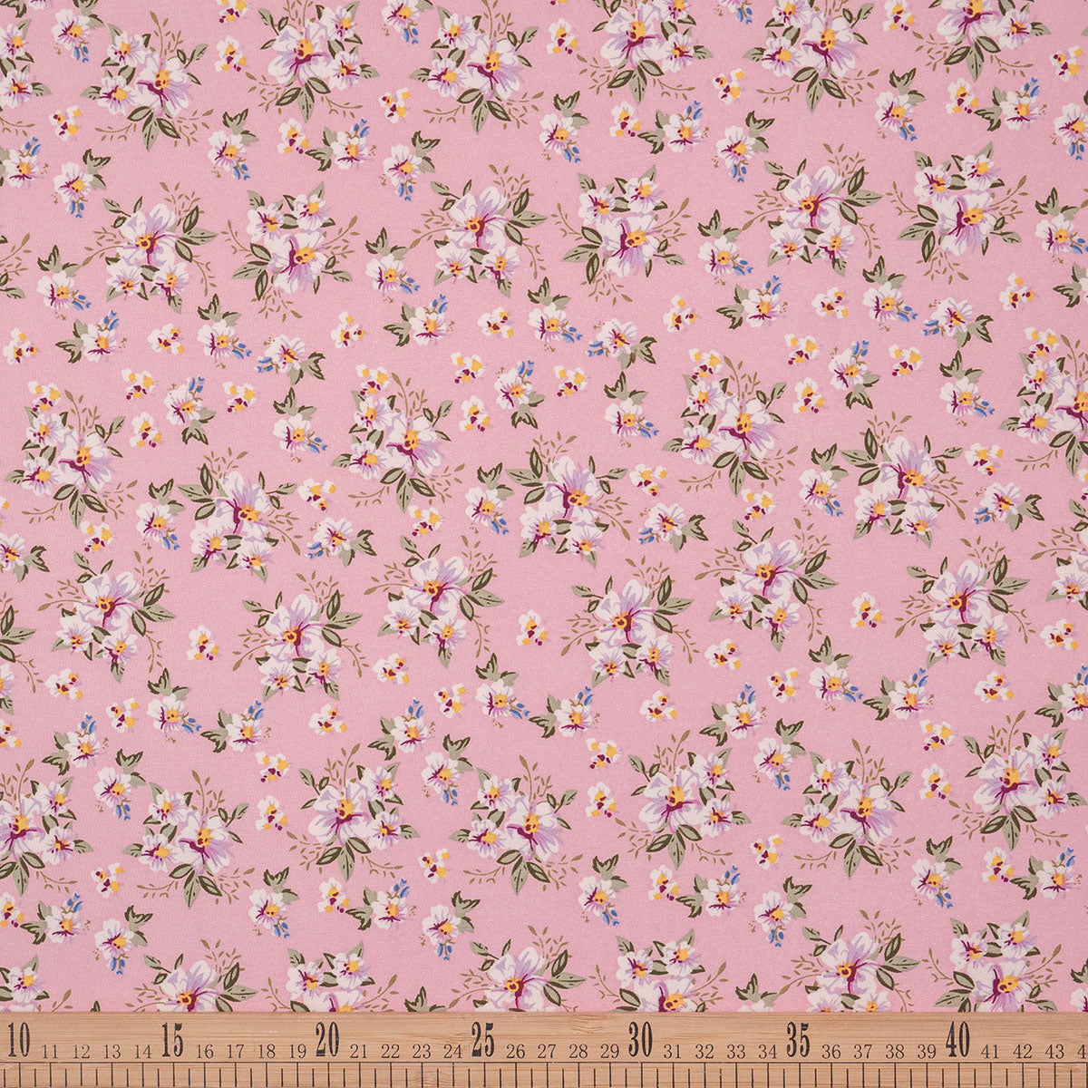 MICRO FOURWAY ESTAMPADO ROSA FLORAL – Marijoa Tejidos