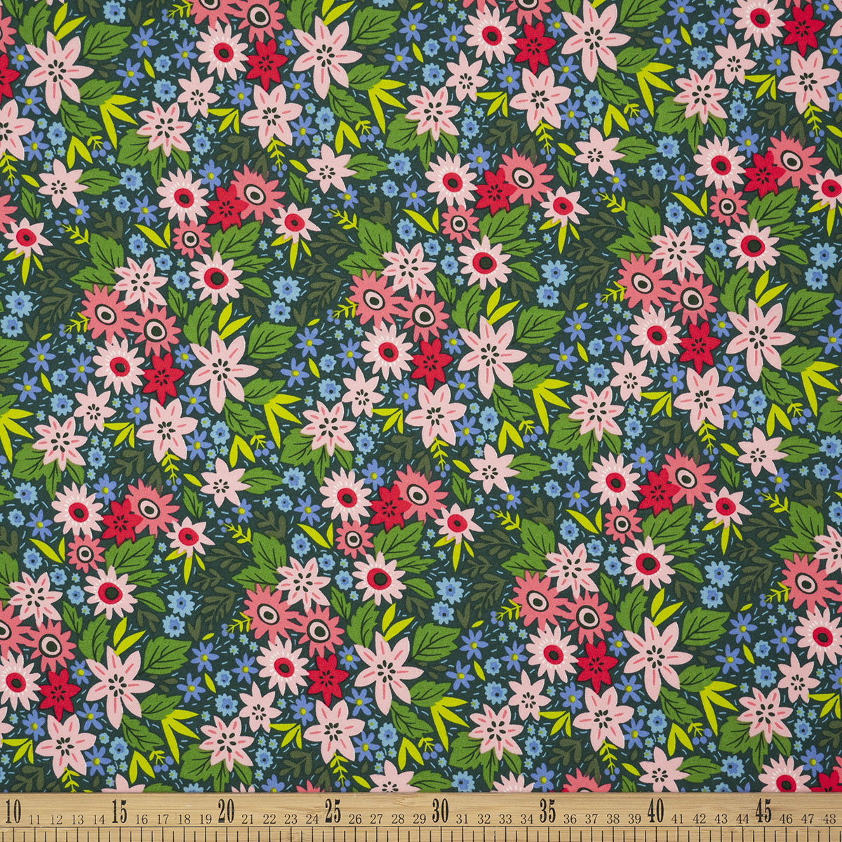 MICRO FOURWAY ESTAMPADO VERDE – Marijoa Tejidos