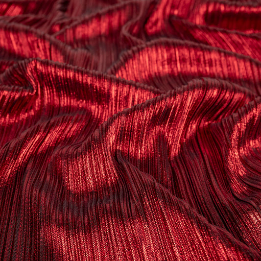 PLISADO FOIL ROJO CARMESI
