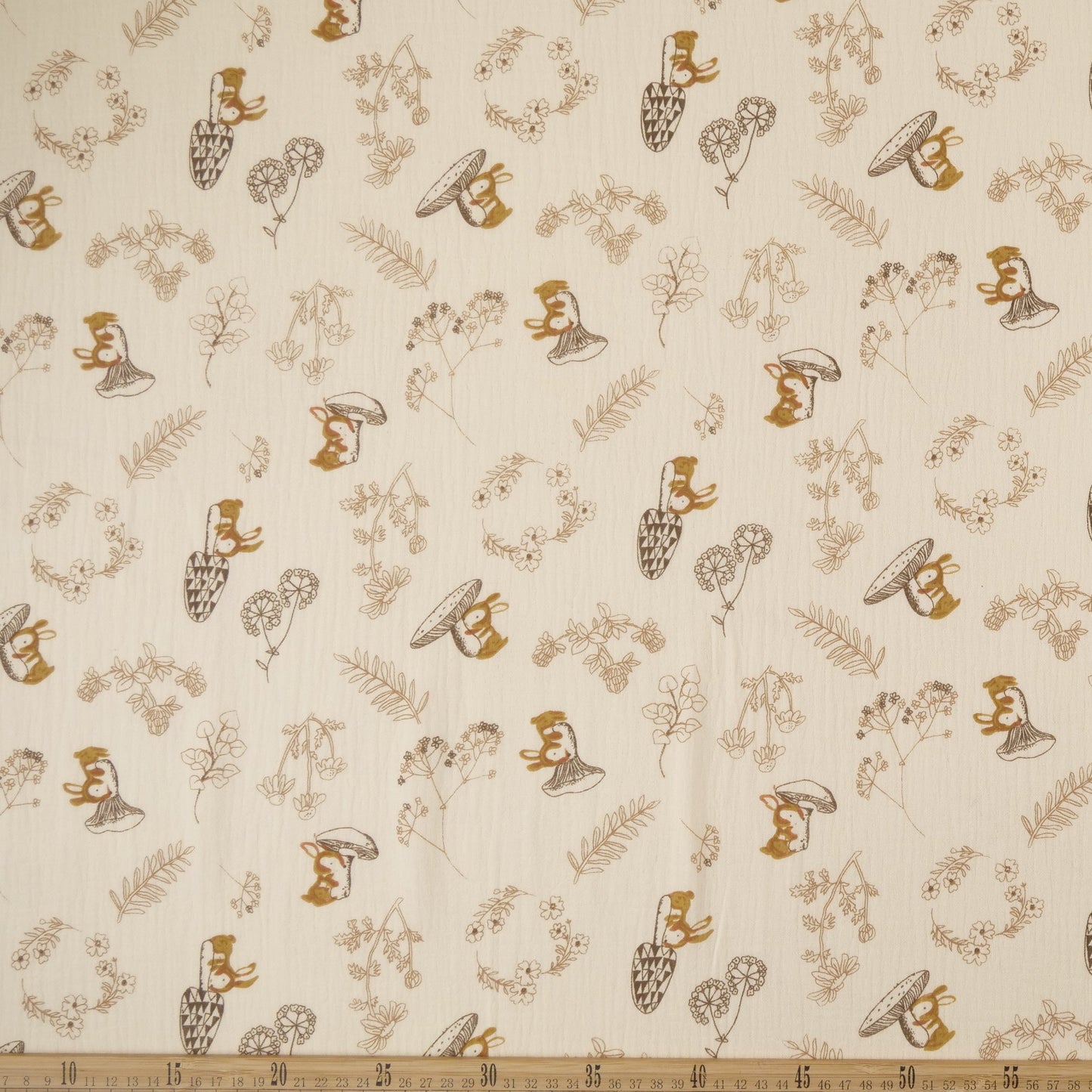 BABY COTTON INFANTIL BEIGE ARENA CLARA CONEJO FLORES