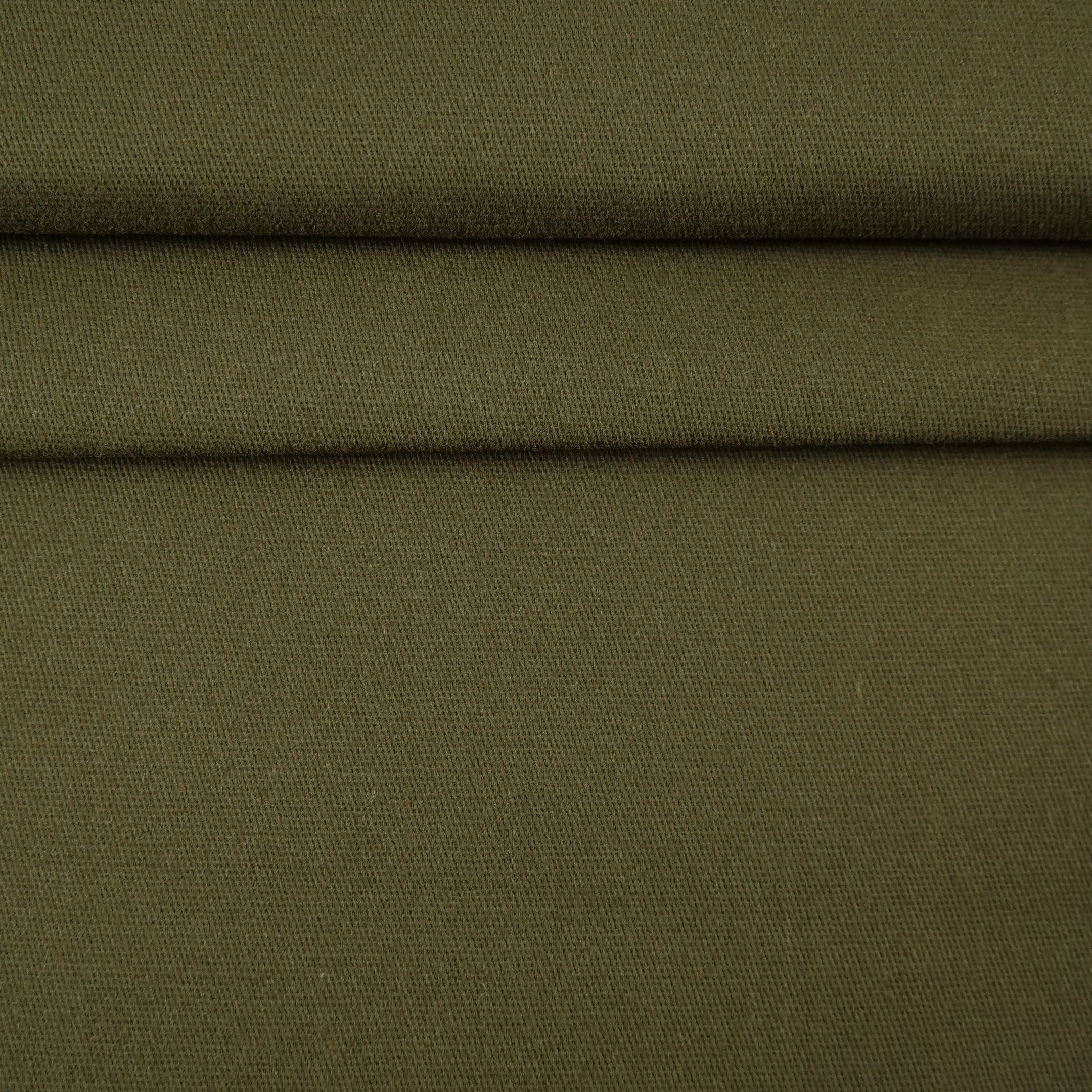 GABARDINA SPANDEX CANEX VERDE OLIVA MARRON