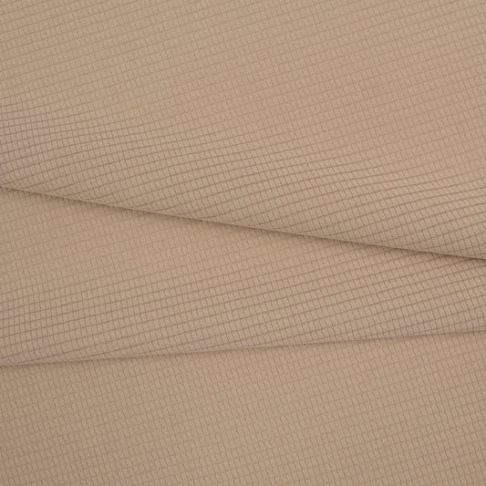 JERSEY CHECKS BEIGE SESAMO