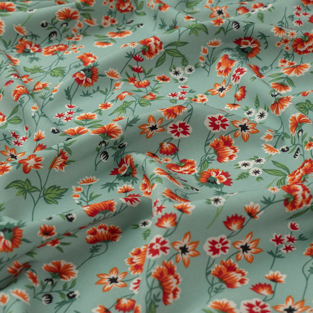 MICRO FOURWAY ESTAMPADO AGUAMARINA PAGODA FLOREADO DE COLORES – Marijoa ...