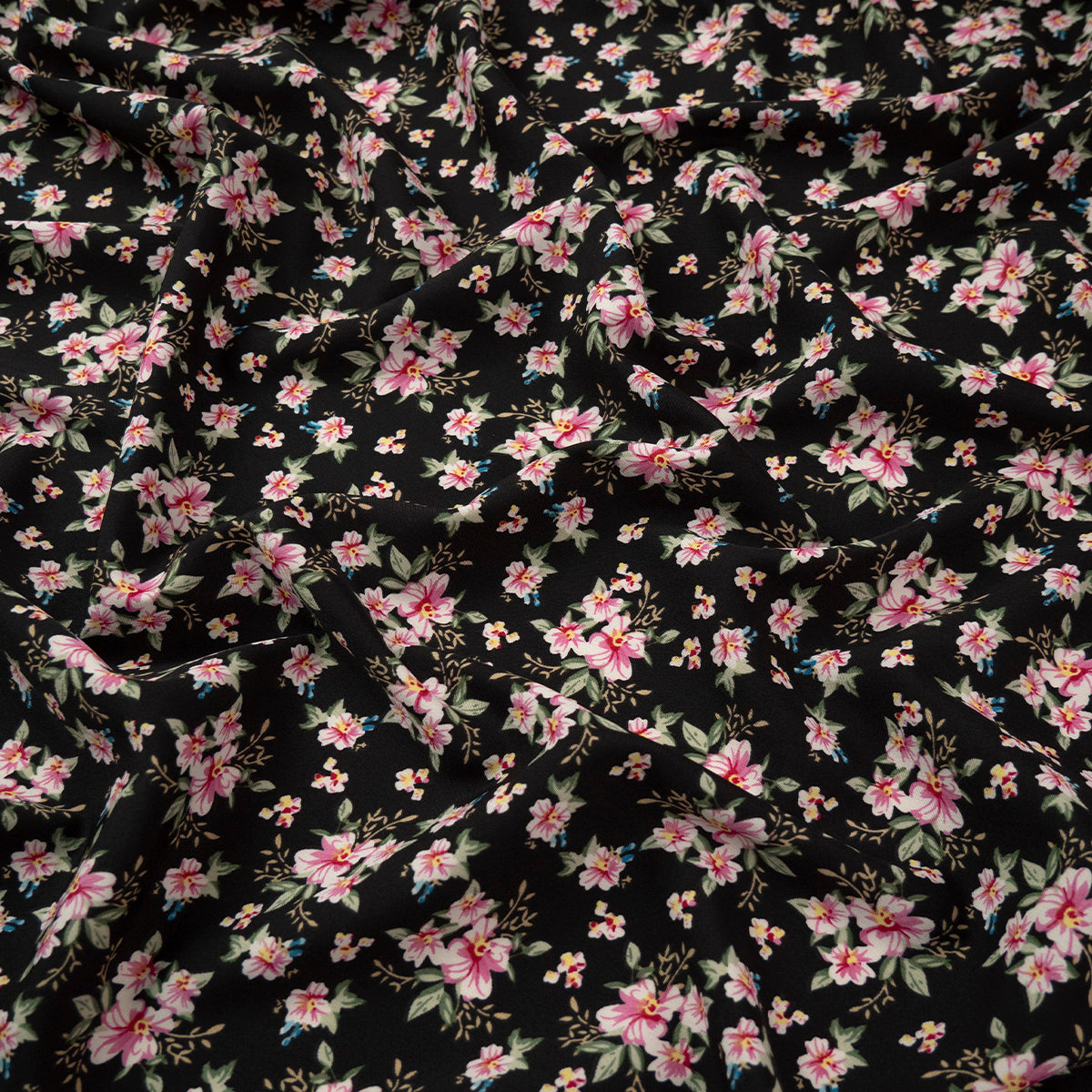 MICRO FOURWAY ESTAMPADO NEGRO METEORITO – Marijoa Tejidos