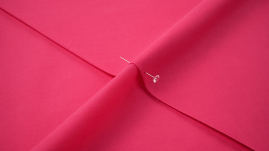 POPLIN LISO FUCSIA ROSA FRAMBUESA