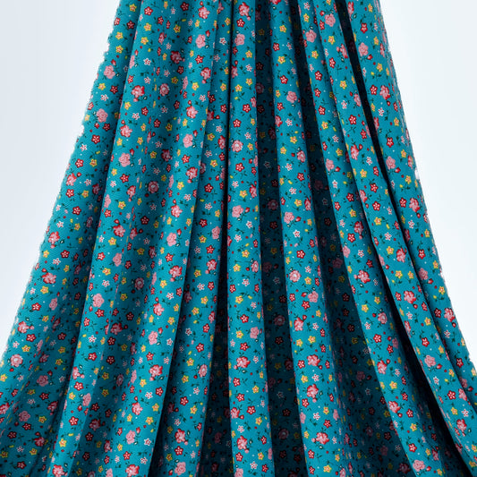 MICRO TWILL ESTAMPADO VERDE CERAMICA
