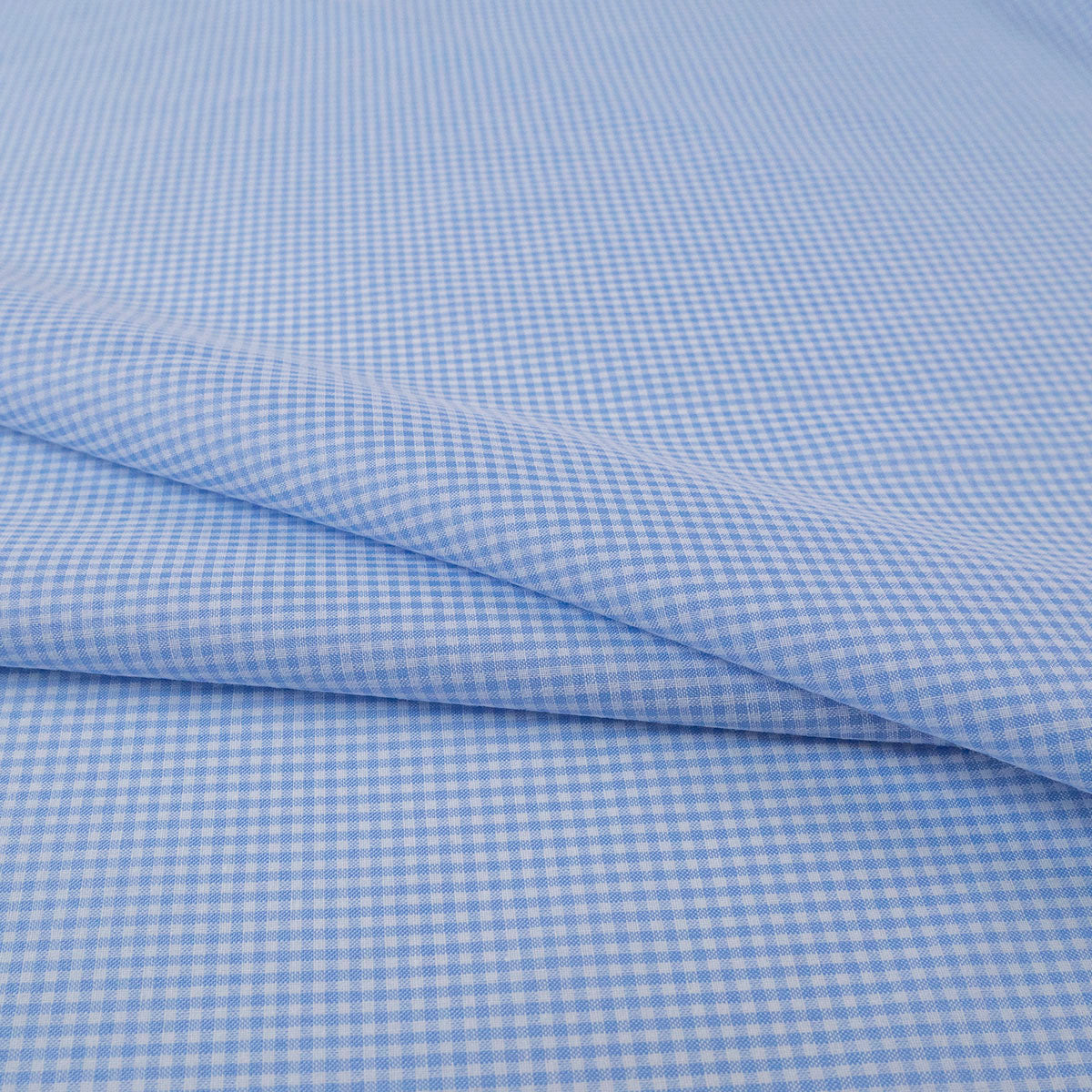 POPLIN CUADRILLE AZUL ULTRAMARINO CUADROS CHICOS