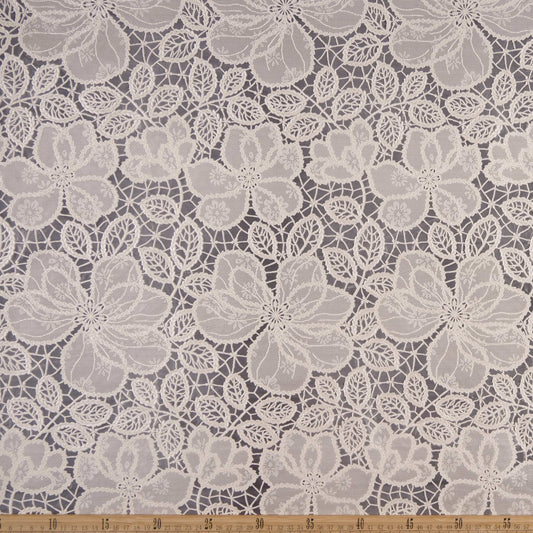 PVC JACQUARD BLANCO BRILLANTE