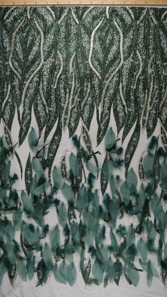 TUL PRADA VERDE OSCURO