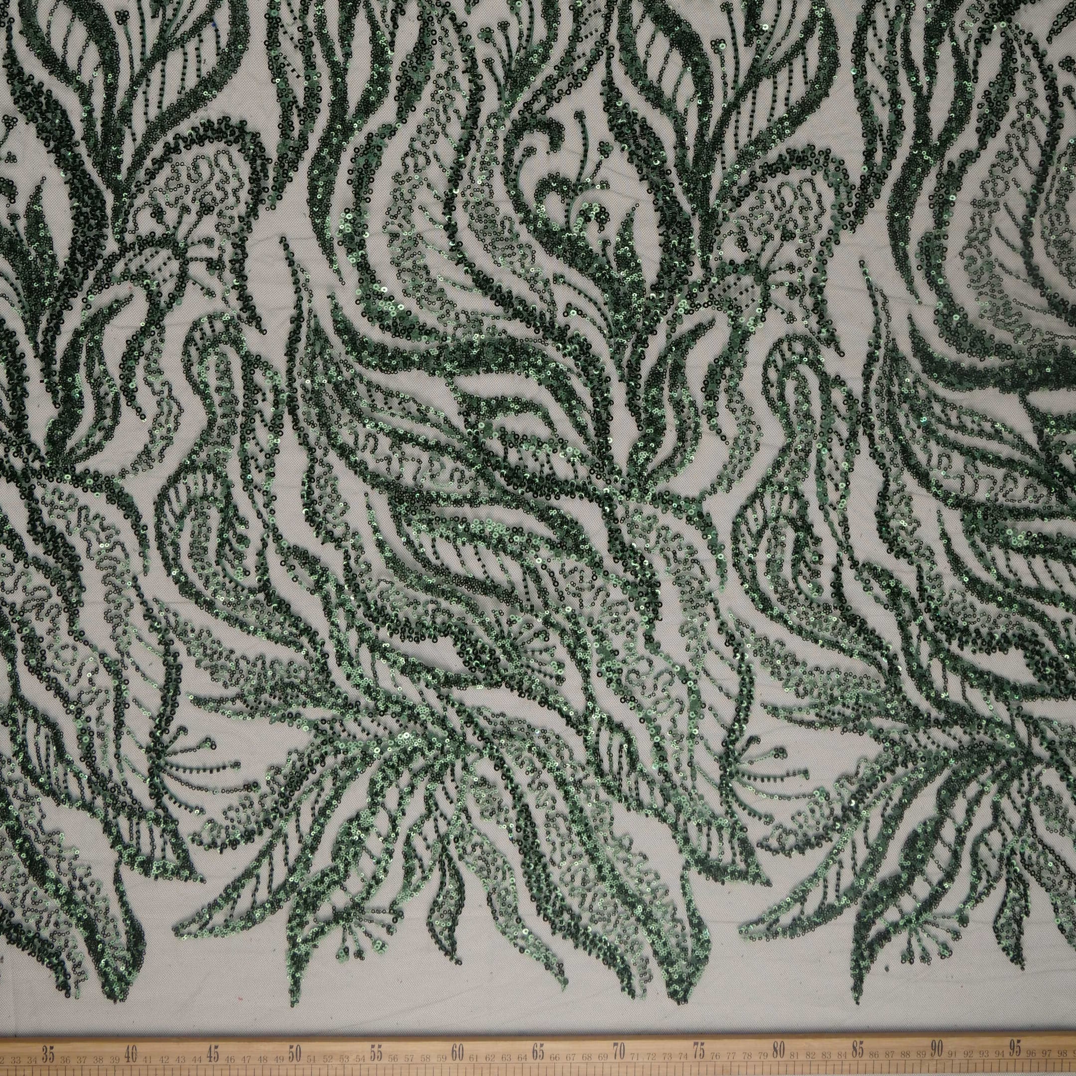 TUL GALLIANO VERDE OSCURO