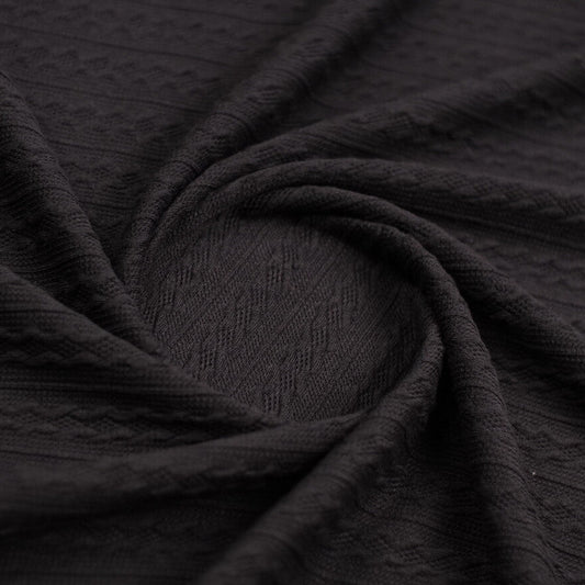 JERSEY CROCHET  NEGRO METEORITO TRENSAS