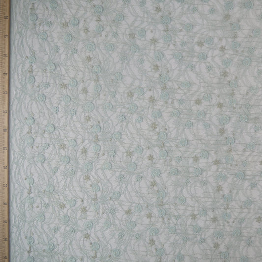 ENCAJE BORDADO VERDE SHAMROCK