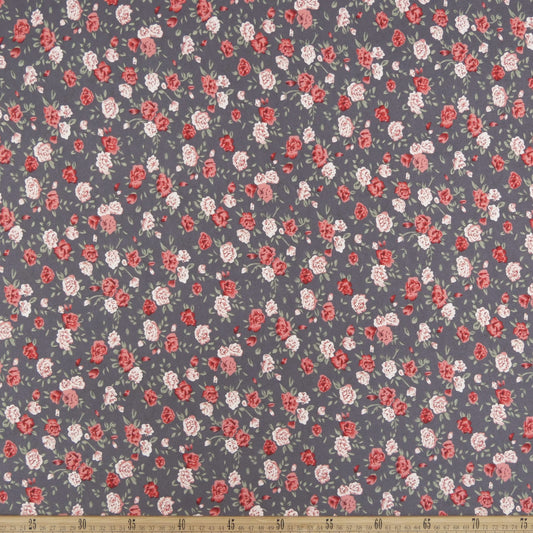 PIEL DE DURAZNO ESTAMPADO VERDE BALSAMO FLORAL