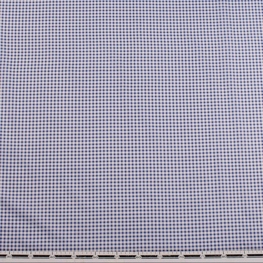 DRIL DACA ESTAMPADO AZUL ECLIPSE CUADRILLE