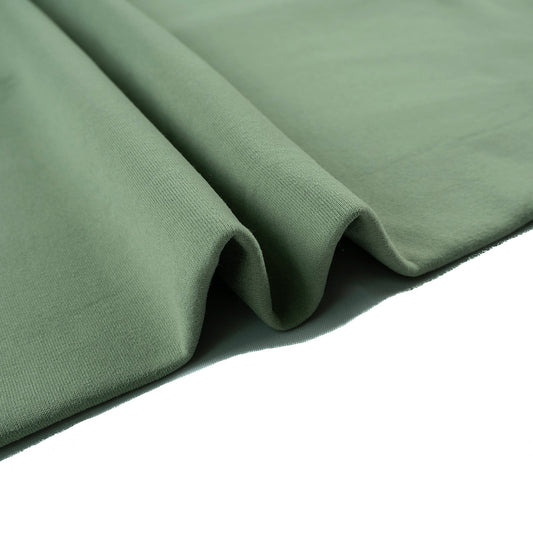 MOLETON LISO VERDE ACEITE