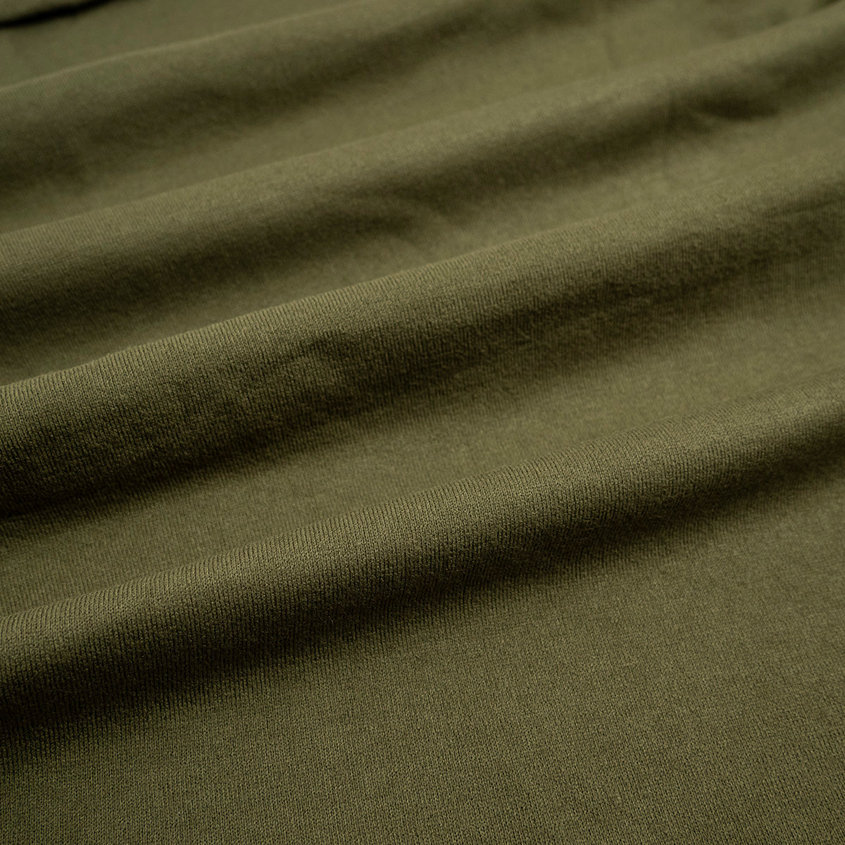 MOLETON LISO VERDE OLIVA MILITAR