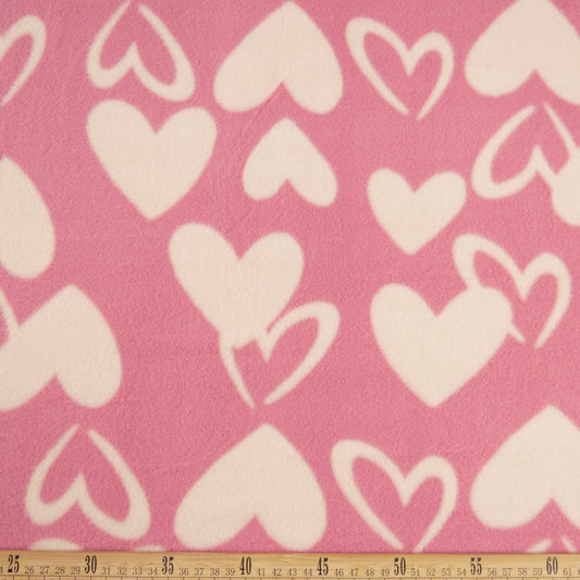 POLAR INFANTIL ROSA CASTILLO CORAZONES