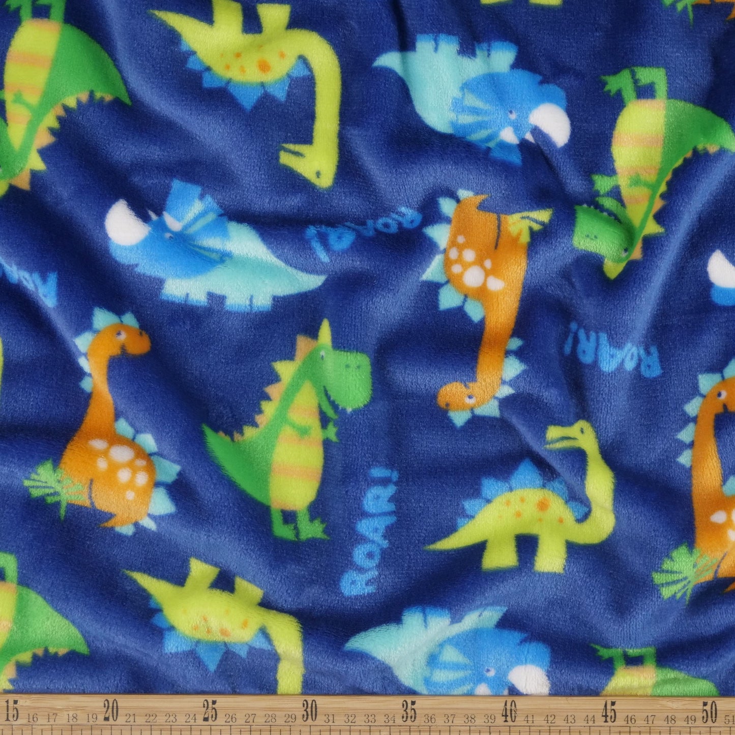 POLAR VELBOA ESTAMPADO AZUL COSTAL DINOSAURIO