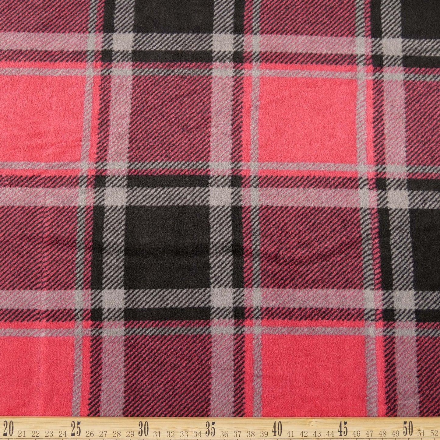POLAR VELBOA ESTAMPADO ROJO MARTE TARTAN