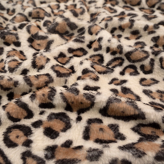 POLAR VELBOA ESTAMPADO BLANCO PAPIRO ANIMAL PRINT