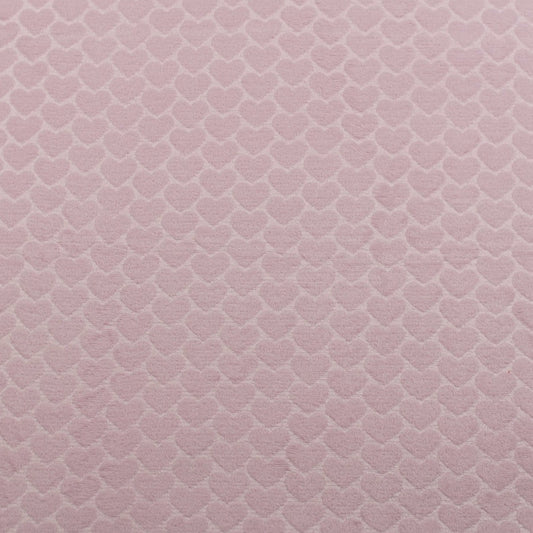 POLAR VELBOA EMBOSS ROSA INFANTIL CORAZONES