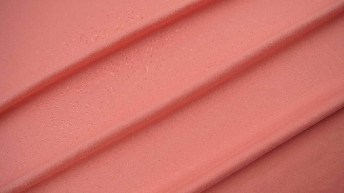 INTERLOCK COTTON LISO CORAL