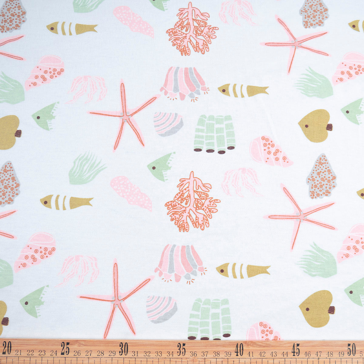 INTERLOCK COTTON INFANTIL BLANCO BRILLANTE MARINO