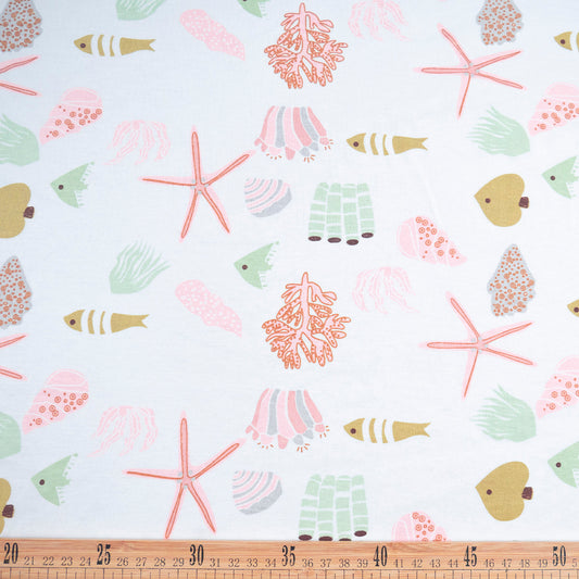 INTERLOCK COTTON INFANTIL BLANCO BRILLANTE MARINO