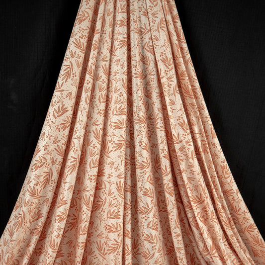 PIEL DE DURAZNO ESTAMPADO SALMON AMANECER