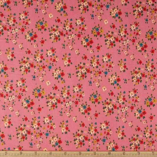 PIEL DE DURAZNO ESTAMPADO ROSA APRICOT