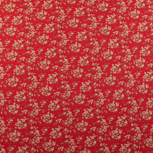PIEL DE DURAZNO ESTAMPADO ROJO CABERNET
